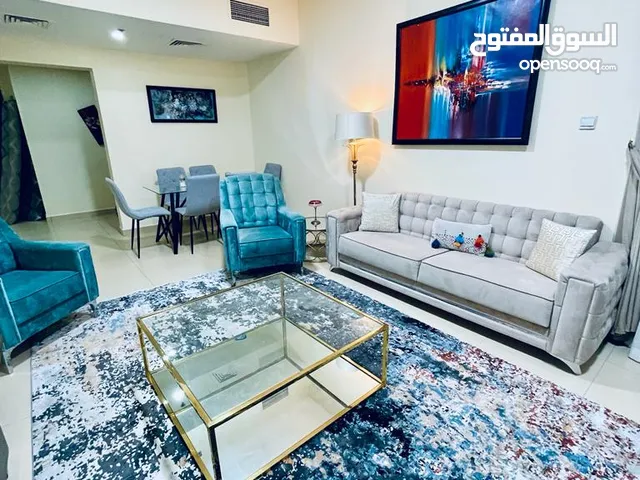 3غرفة وصالة وغرفة فرش فندقي الشارقة  للايجار الشهرى 1bedroom full furnished hotel in Sharjah