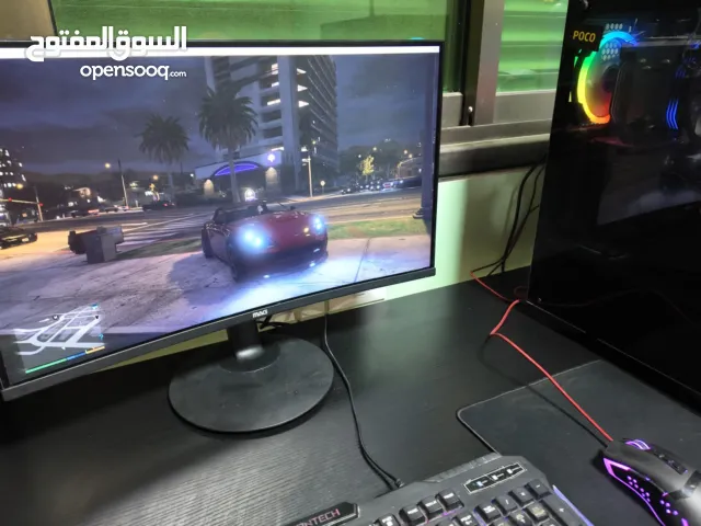 كمبيوتر ألعاب وتصميم احترافي  RTX 2060  i7 Gen10  32GB  SSD Gen4  شاشة MAG 24′′