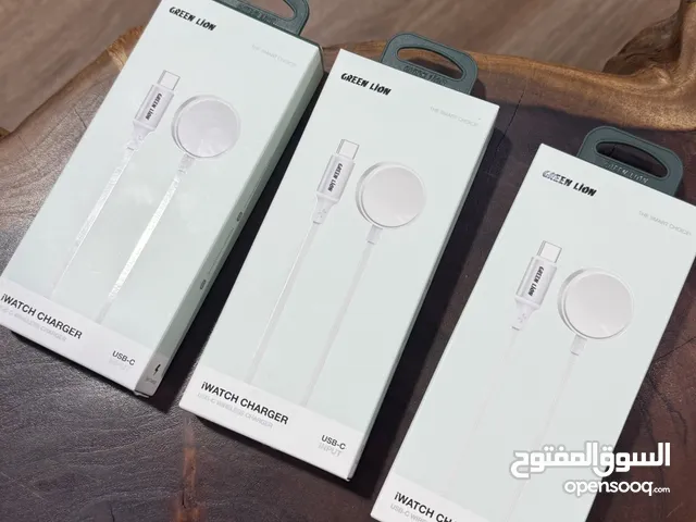 شاحن سريع ساعات ابل من جرين ليون ، متوافق مع جميع الاصدارات ضمان لمدة سنة