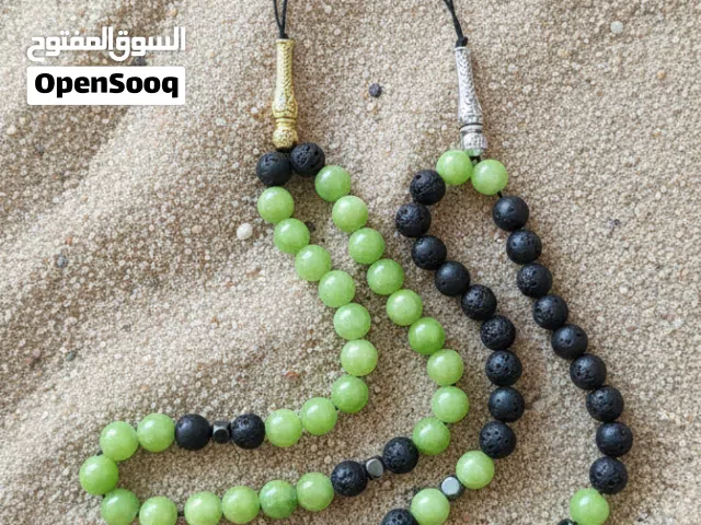 مسباح/ مسبحة / سبحة إسلامية من الحجر الطبيعي