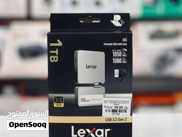 Lexar Professional Go 1TB Portable SSD. New