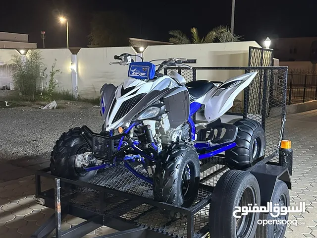 yamaha raptor 700 model 2019 blue with white ياماها رابتر 700cc موديل 2019 بحاله الوكاله