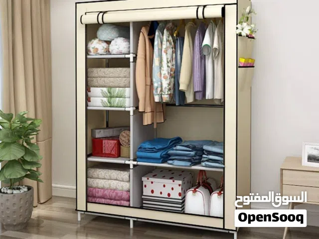 دواليب قماش باطار حديد متوفر بمقاسين 2 و 3 فتحات