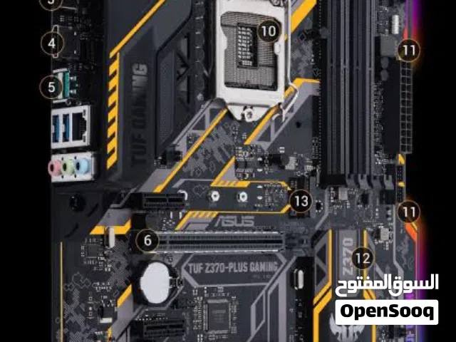 I5 8400 بورده z370 بالكولر الاستوك