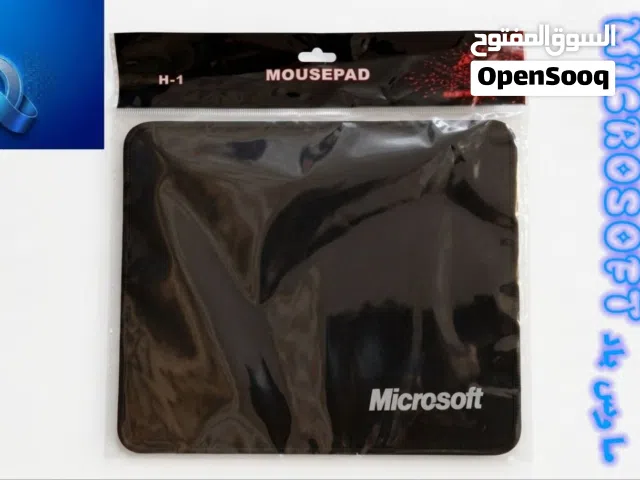 ماوس باد Microsoft H-1 الاحترافي: يجي باللون الأسود الملكي وبحجم مثالي،