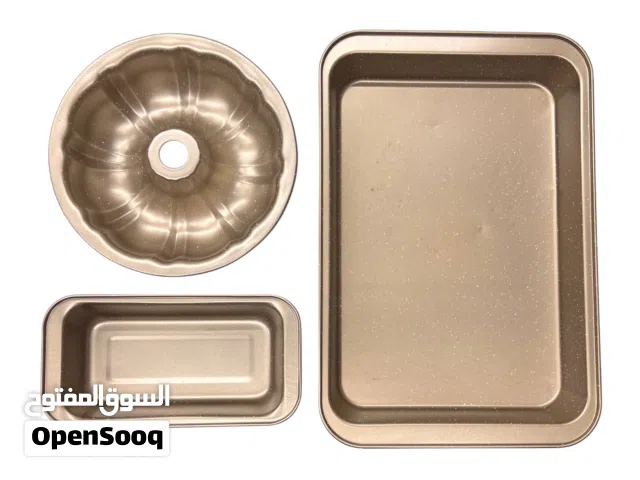 طقم قوالب خبز وكيك 3 قطع يوجد توصيل لجميع المحافضات العراق