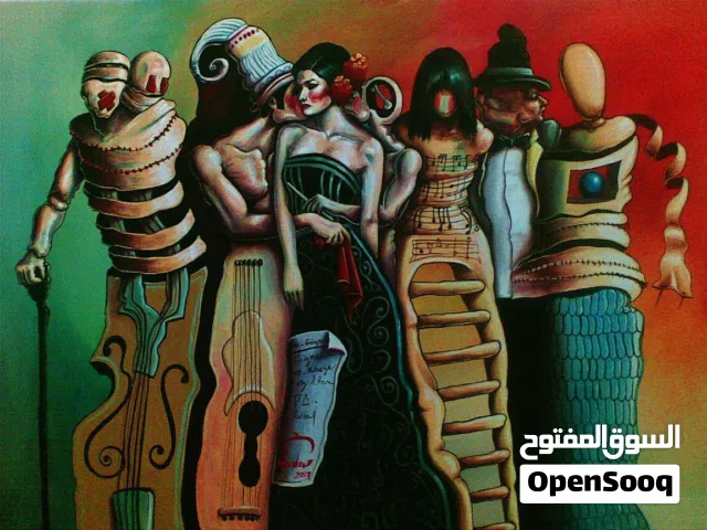 لوحات فنية صنع يدوي