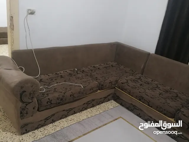 طقم سعودي كورنر لون بني خشب لاتي