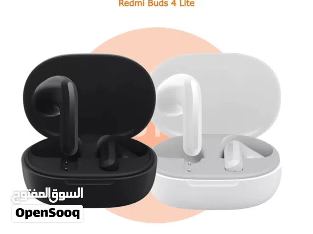 سماعات شاومي Redmi Buds 4 Lite الأصلية - متوفر لونين (أبيض وأسود)