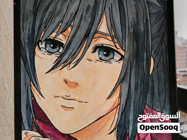 لوحة ميكاسا أكرمان Mikasa Ackerman من هجوم العمالقة Attack On Titan