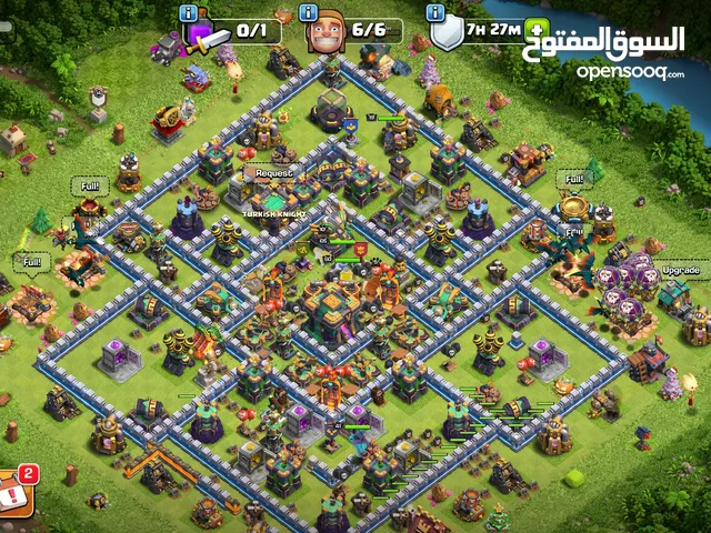 town 14 strong base almost all defense max