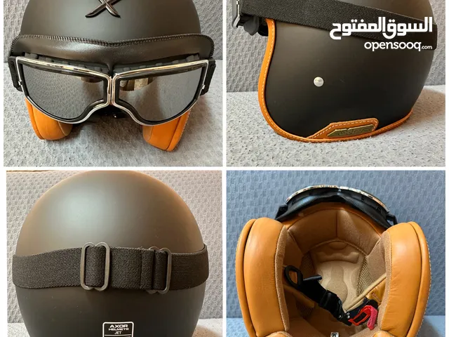 Axor Open Face Vintage Style Helmets