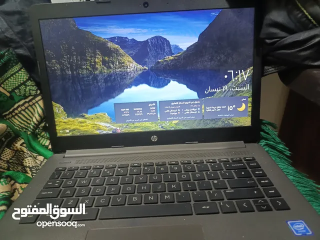 HP 240 G7 Notebook - 1005G1 جيل عاشر Ram 4G SSD 256G nvme Screen 14'" بطارية ممتازة شاحن ا