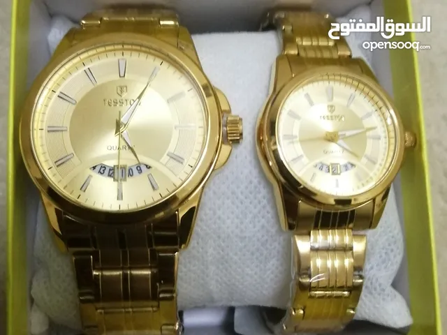 Tesston Brand New Men and Women combo watch with Date