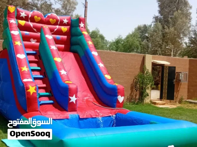 نطيطات ملعب صابوني زحليقه مائيه
