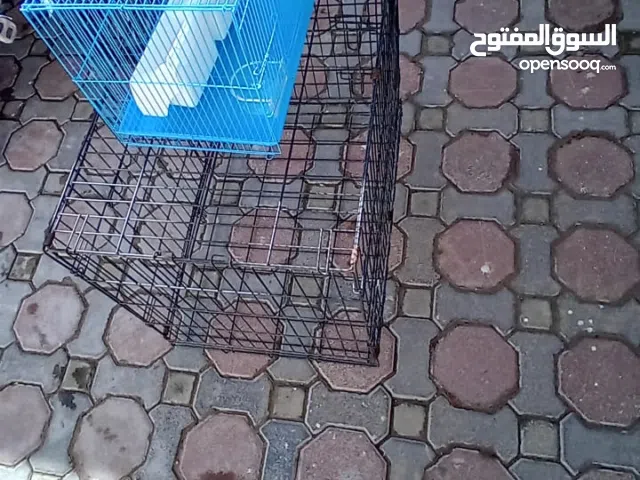 قفص كبير واحد صغير بحاله جيدآ ونظيف جدآ