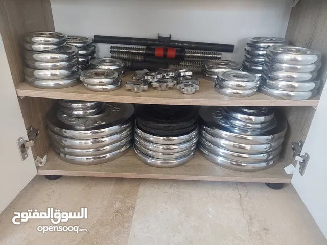 عدة جيم منزلي بحالة ممتازة للبيع