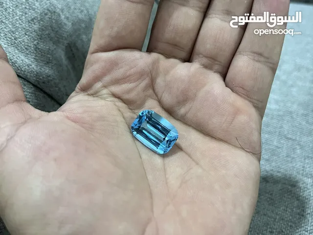 23-Carat Swiss Blue Topaz – Natural Gemstone توباز أزرق سويسري 23 قيراط – حجر كريم طبيعي