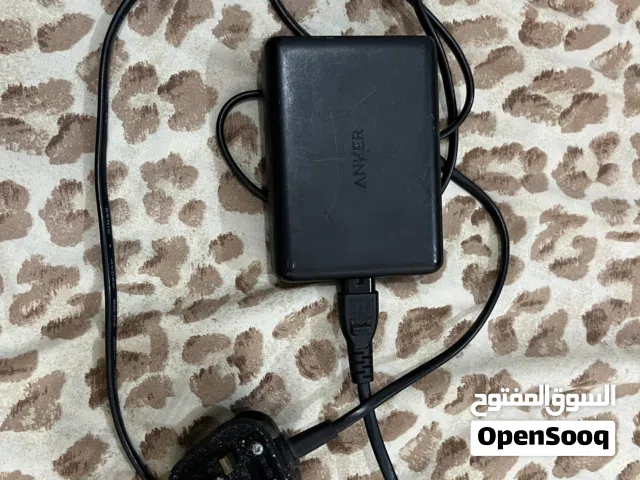 شاحن انكر مستعمل و شاحن سياره نوعيه هواوي ومجموعه وصلات تايب C