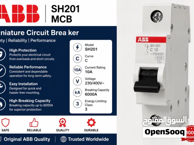 ABB MCB Premium Quality Single Pole Breaker
