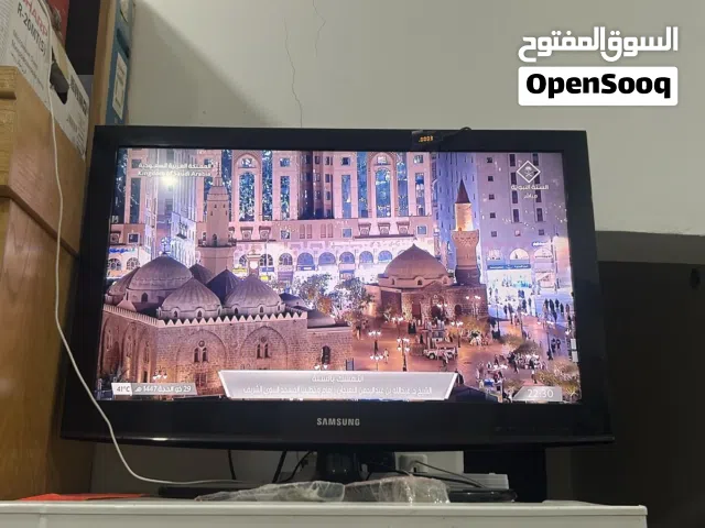 تلفزيون سامسونج مع ريسيفر استعمال خفيف واثنين ريموت ومع واير طويل للوصله
