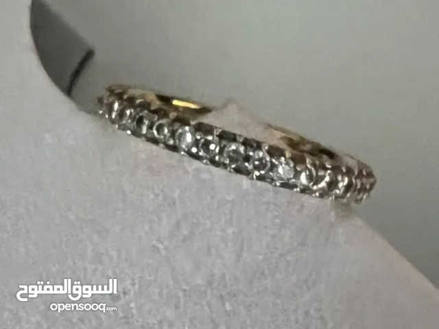خاتم تقليد بأندورا لون فضي استخدام خفيف للغاية