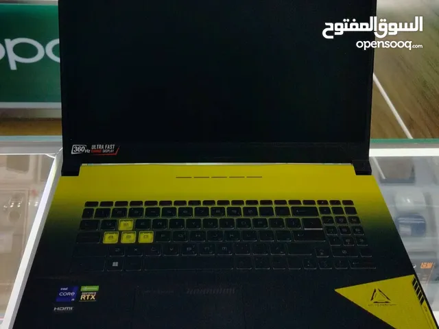 Laptop msi Crosshair 17-17  مستعمل بحالة الوكاله الجهاز يدوب بتشغل