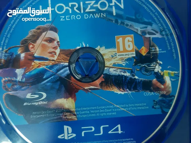 cd لعبه horizon zero Dawn ps4 مستعمل