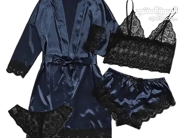 Sexy women night gown 5 pieces set
