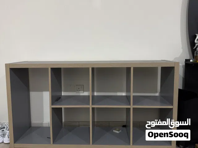 TV shelf storage unit book shelf combination