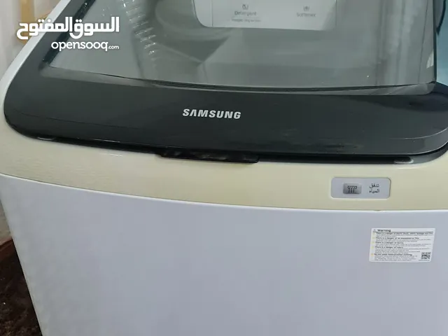 غسالة سامسونج وارد الإمارات 10.5 كيلو ، فل اتوماتيك تعبأ من الأعلى، استخدام مرتين فقط ، بحال الوكال