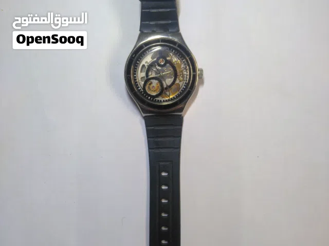 ساعة سواتش أصلية (Swatch Irony Automatic) - مكينة سويسرية شفافة