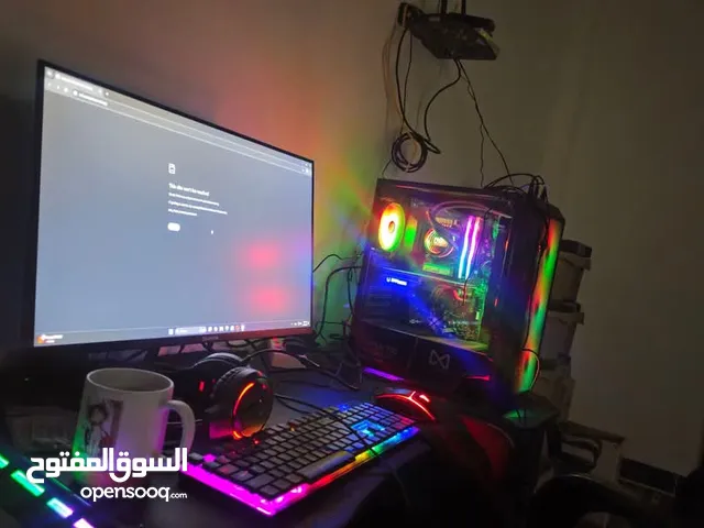 Gaming PC + Monitor شاشة للبيع