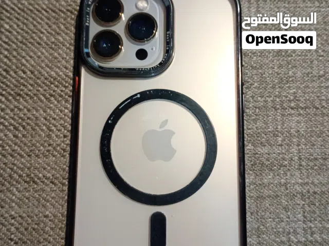 ايفون 13 برو ماكس ذهبي 256 جيجابايت بحالة ممتازة مع الكرتونة