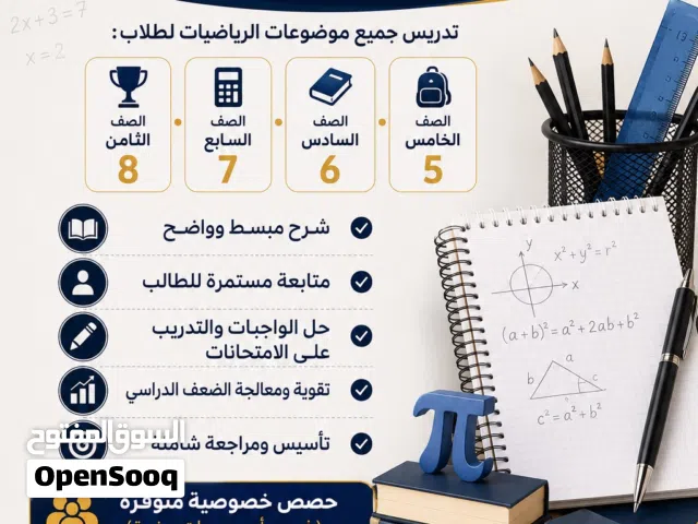 معلم رياضيات للمرحلة الأساسية . السلط