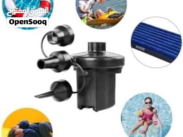 منفاخ برك سباحة فرشة انتكس نفخ العاب مائية كهربا وعلى ولاعه ومنفاخ يدوي متوفر 3 موديلات