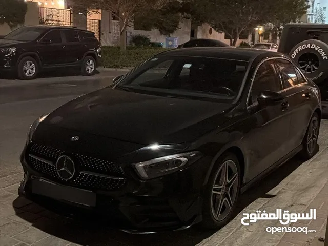Black Mercedes A220 brand new mileage: 10,000 miles Price 85,000 AED