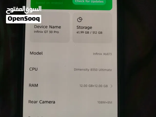 Infinix GT 30 pro For Sale On Best Price