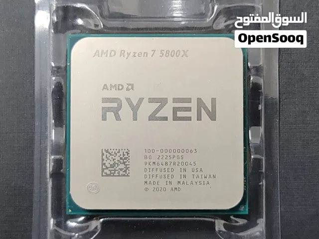 للبيع معالج AMD Ryzen 7 5800X   الموديل: AMD Ryzen 7 5800X  الأنوية: 8 Cores / 16 Threads