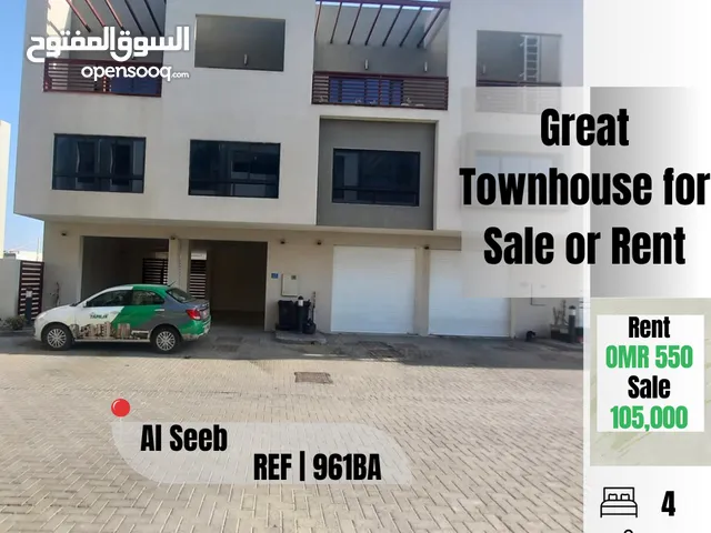 Great Townhouse for Sale or Rent in Al Seeb  REF 961BA