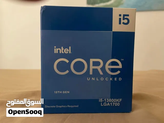 معالج intel core i5 Gen 12  جديد نسخة UNLOCKED KF