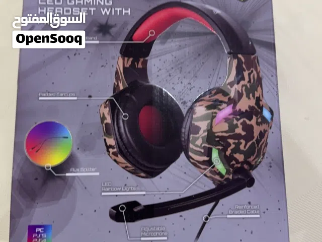 New gaming headphones with microphone