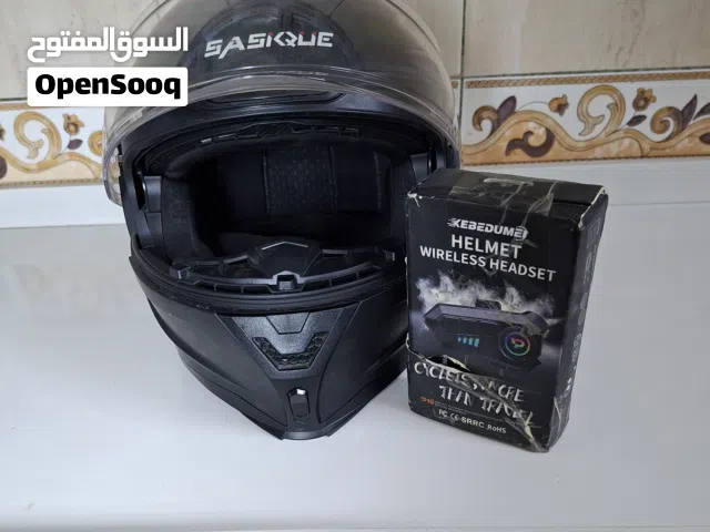 خوذه دراجه جديده مع سماعات يلوتوث ملحقه