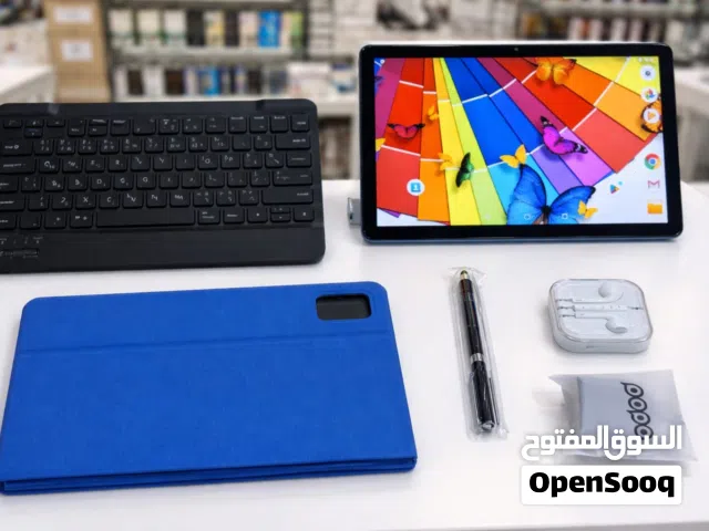 Tablet POPO  6GB RAM +128GB  Deal – FREE Keyboard, Handfree & Pen ,Cover