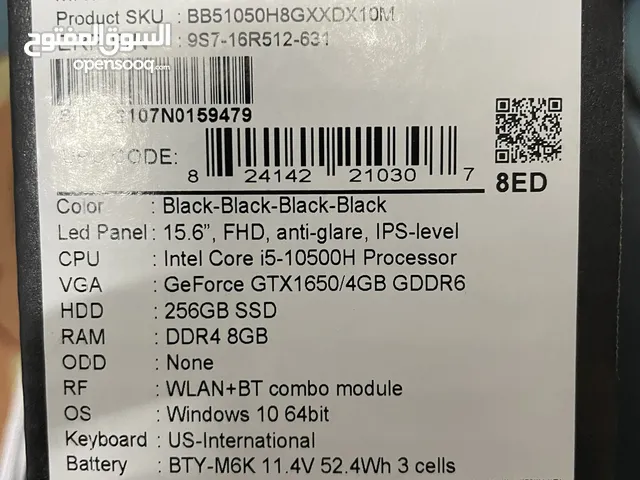 Msi gf63 10scxr