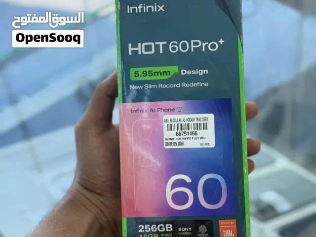 Infinix Hot 60Pro+ 256Gb 16GB Ram Fantastic model infinix AI Phone New phone