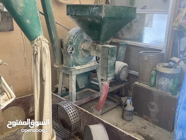 مطحنه ومجرشة جميع انواع الأعلاف الحيوانيه والسكر والبهارات والملح