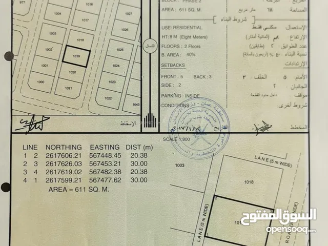 Residential Land for Sale in Al Batinah Al Masnaah