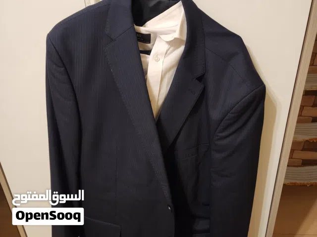 طقم بدلة رجالية فاخرة كاملة (براند عالمي - بحالة الوكالة) قياس 62