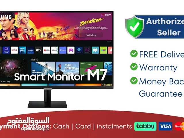 Samsung 32 inch M7 Smart UHD Monitor  Brand New  Warranty  FREE Delivery